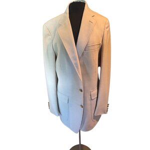 Vintage Chaps by Ralph Lauren Men’s Blazer – Beige with Gold Nautical Buttons